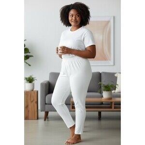 Cato Women’s White Stretch Leggings Pants Size 22/24W 3X